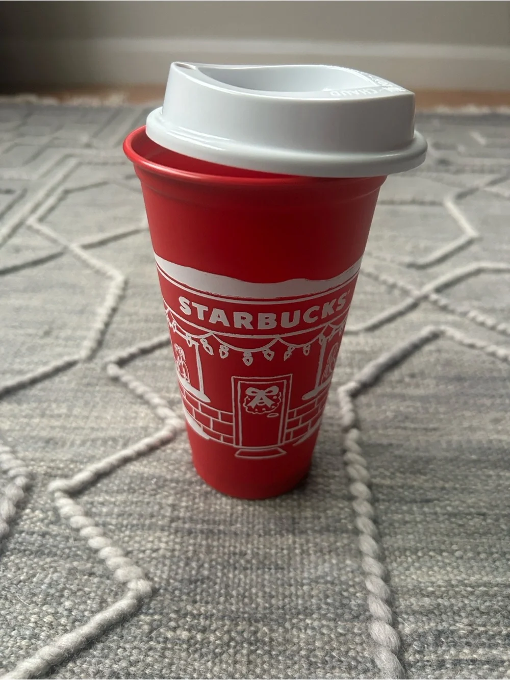 NWT Starbucks Limited Edition Red Cup Winter Holiday/Seasonal Travel Mug,Tumbler